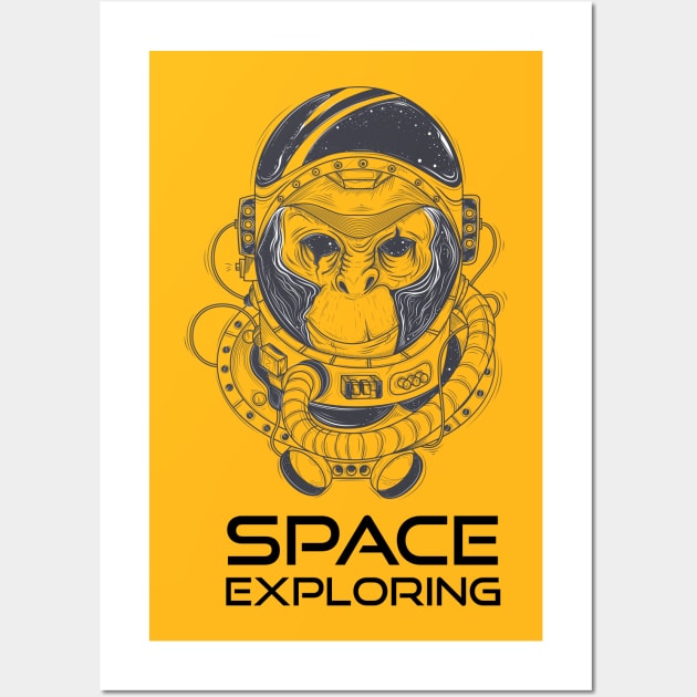 Space exploration Wall Art by hossamimam